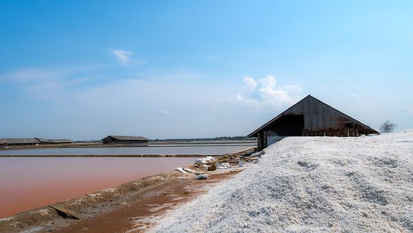 リチウムブライン抽出プール間の流量測定