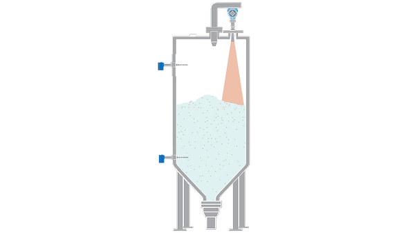 Level Measurement of Ground Salt Inventory for Shipping